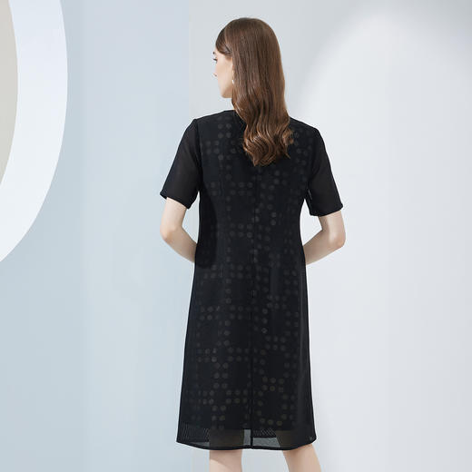 NF8Q3斯尔丽瑟俪2023夏季新款花型蒙纱高开叉显高优雅实穿连衣裙 商品图1