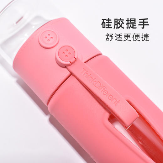 茶水分离杯女士双层玻璃泡茶水杯防烫手360mL YXRY60128 商品图2