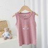 【捡漏价39元/3件】新款女宝甜美背心上衣，A类纯棉，0甲醛0荧光0硅油，无骨缝制，多种款式可选，舒适又凉快，男童网眼工字背心，儿童棉可爱打底衫A类sh 商品缩略图6