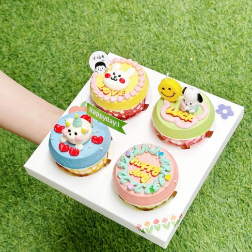 6.1限定：卡通小可爱 · 杯子蛋糕礼盒 （帕恰狗随机 贴画 插卡随机） 商品图2
