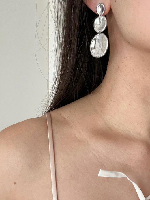 J.HARDYMENT | 3 Round Thumbprint Earrings [耳环] 商品图1