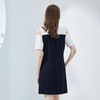 NF8N4斯尔丽瑟俪2023夏季新款设计浅漏肩肩带可脱卸修身显瘦连衣裙 商品缩略图1