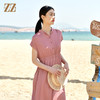 佐尔美夏季新款 休闲时尚无袖桑蚕丝真丝连衣裙女E32LS42 商品缩略图3