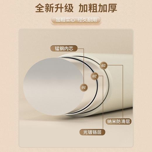 【10根装】衣架家用挂衣浸塑防滑晾衣架子加厚加粗防肩角撑子宿舍不锈钢衣撑 商品图4