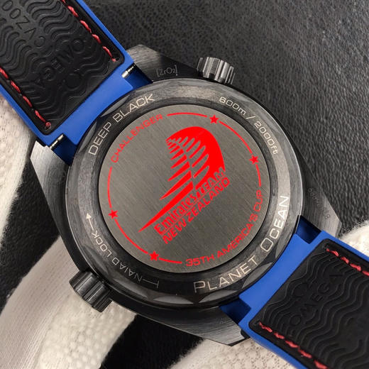 VS复刻手表海马600米欧米茄海马系列腕表采用新西兰国旗色调的蓝色和红色装饰美不胜收 商品图7