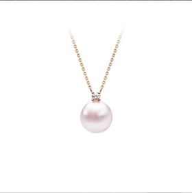 送925银链 大尺寸12mm珍珠吊坠【经典王妃款】【配备证书】FX-A-1585-240101