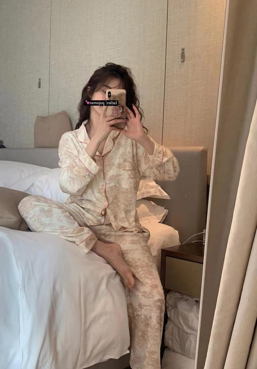 【应季好物】棉纱薄款家居服短袖短裤/长袖长裤 商品图3