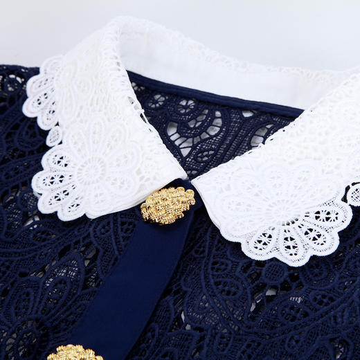 NF8H1斯尔丽瑟俪2023夏上新蕾丝职业白领小礼服时尚宴会连衣裙 商品图4