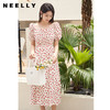 NEELLY纳俪法式高级感泡泡袖碎花连衣裙女夏季修身收腰显瘦裙子N23044Y05521 商品缩略图1