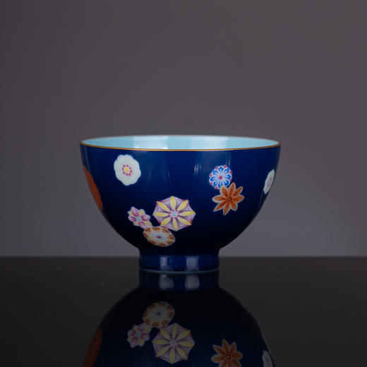 宝石蓝绣球杯 商品图2