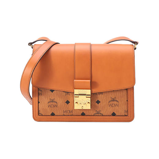 MCM 女士棕色皮革单肩包 MWSCSXT01CO001 商品图1
