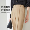 逸阳黑色哈伦西装裤2023年春夏新款女休闲高腰显瘦烟管版西裤9935 商品缩略图3