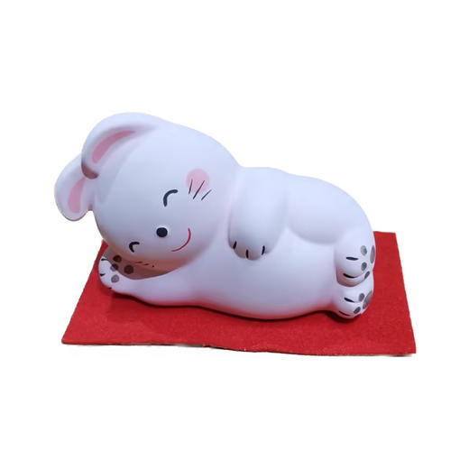 万古烧乐福兔/乐福猫摆件家居饰品书房摆设办公桌装饰开业招财礼品 商品图0