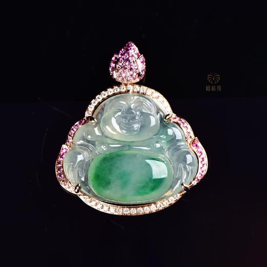 【心开见佛】飘绿翡翠佛公   GZ12302019 商品图4