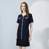 NF8N8斯尔丽瑟俪2023夏季新款感下摆压褶灵动减龄活泼合体收腰连衣裙 商品缩略图2