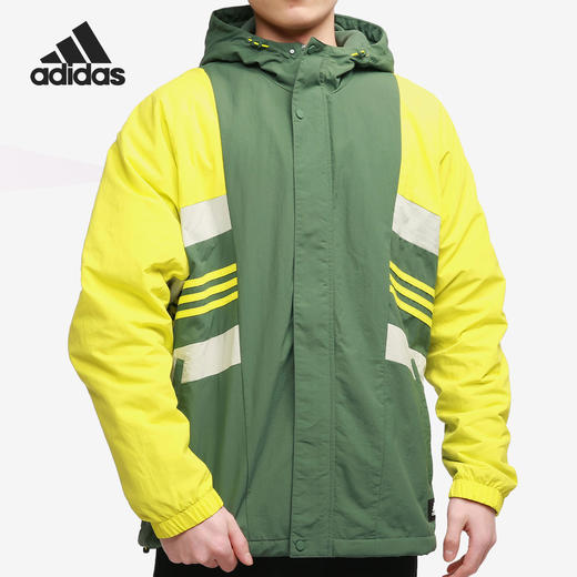 Adidas/阿迪达斯夏季新款男子运动休闲连帽外套 H17983 商品图0