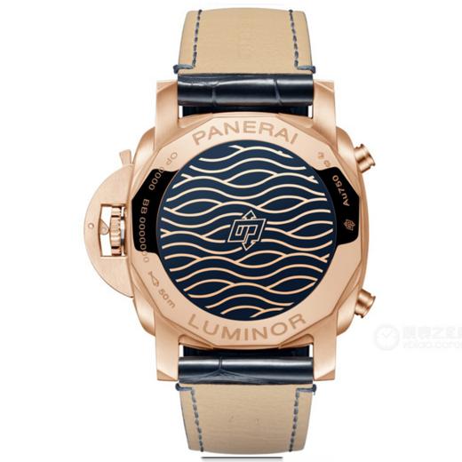 沛纳海 Panerai  Luminor 庐米诺 Chrono Goldtech™ Blu Notte 计时腕表 PAM01111 商品图1