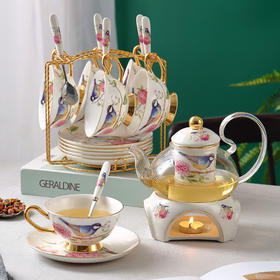 【日用百货】-英式骨瓷下午茶茶具花茶杯套装