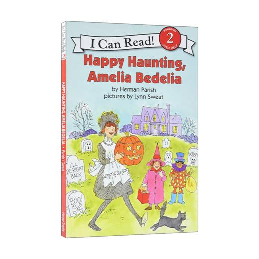 Collins柯林斯 英文原版 Happy Haunting  Amelia Bedelia 快乐的万圣节 阿米莉亚 糊涂女佣分级阅读 I Can Read Level 2 英文版 进口英语原版书 商品图1