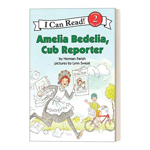 Collins柯林斯 英文原版 Amelia Bedelia  Cub Reporter 阿米莉亚初任记者 糊涂女佣分级阅读 I Can Read Level 2 英文版 进口英语原版书籍 商品图1