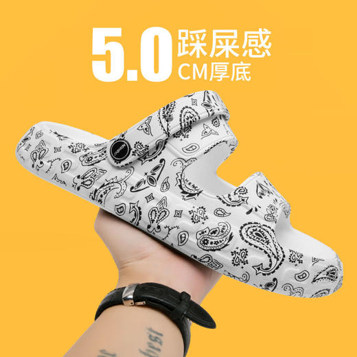 拖鞋男夏季休闲百搭桔价室内浴室洗澡防水防滑外穿沙滩防臭一字拖 商品图2