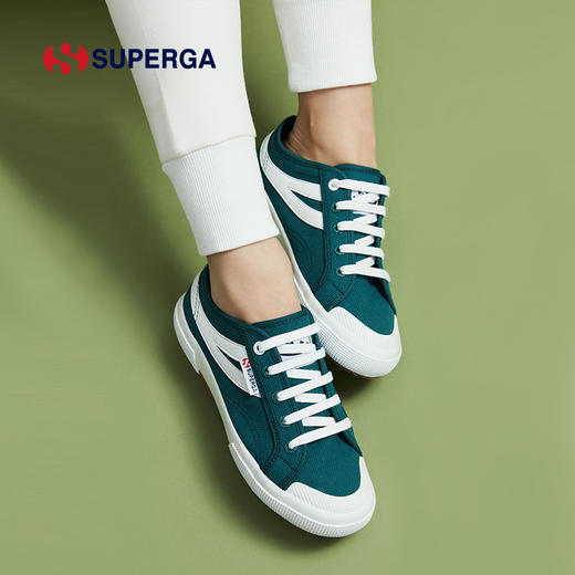 【复古风格】SUPERGA 男女同款燕尾标运动简约板鞋S8125（35-44码） 商品图1