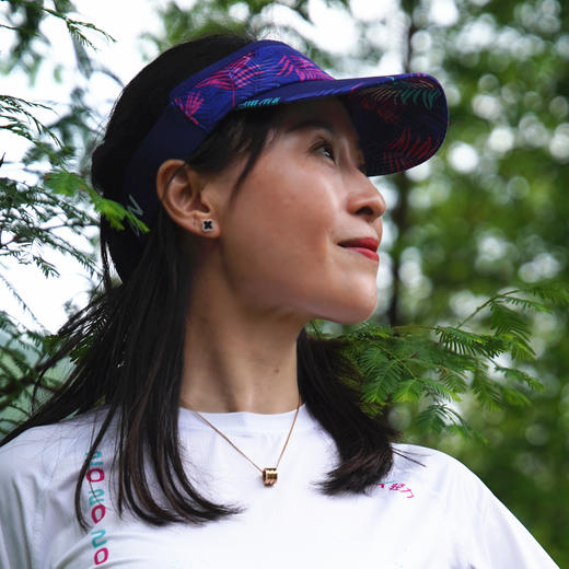 仙境松紧带超轻防晒透气吸汗排汗运动马拉松越野跑步空顶帽 商品图3