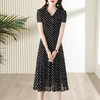2023夏季时尚修身优雅碎花连衣裙高腰A字裙摆HR-WY78139 商品缩略图3