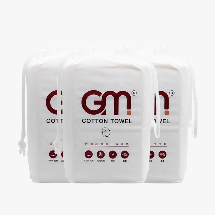 GM纯棉洗脸巾 3包不掉棉絮加厚洗脸巾棉柔巾干湿两用[福利品]