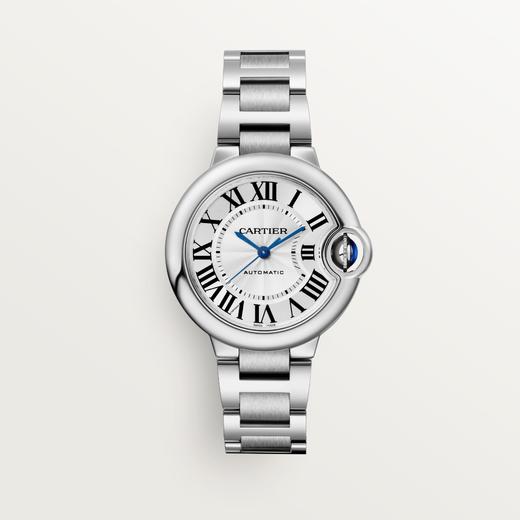 【预定款】 CARTIER 卡地亚 BALLON BLEU DE 男女通款蓝气球33mm自动上链机械腕表  精钢表带 欧洲或国内专柜直发 商品图0