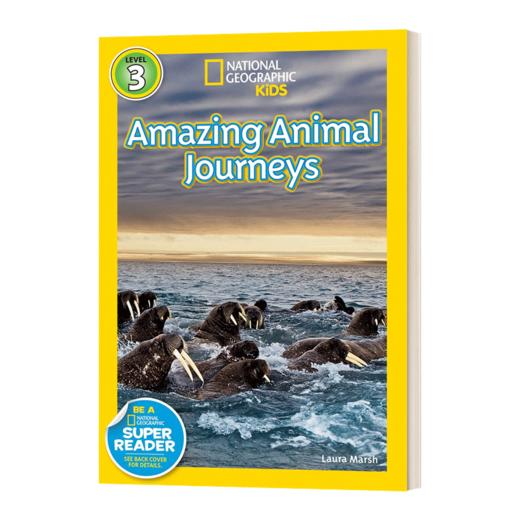 英文原版 National Geographic Kids Readers L3 Migrations Amazing Animal Journeys 国家地理分级读物第3级 英文版 进口英语书 商品图1