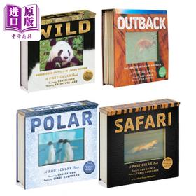 【中商原版】会动的3D图片书3册 草原 陆地 极地 英文原版 Outback Polar Safari 光与影视觉书 纽约时报畅销书 进口读物