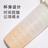 水杯大容量700ml喝水壶夏天吸管女生手提渐变运动刻度便携水杯YXRY60126 商品缩略图3