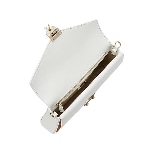 MCM 奢侈品 女士Millie Visetos系列干邑色涂层帆布配皮单肩斜挎手拿链条包 MYZ9SME80CB001 商品图4