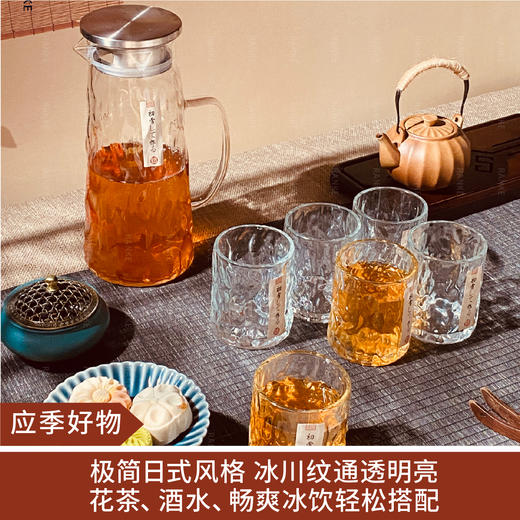 【应季好物】轻奢高硼硅冷水耐冷耐初雪 1壶+6杯套装  透明色 商品图0