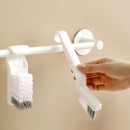 FaSoLa 缝隙刷多功能清洁刷可悬挂浴室刷窗户槽沟清洁神器 商品图5