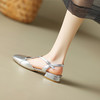 简约舒适，圆头包头爆款玛丽珍凉鞋QQJ-786F 商品缩略图3