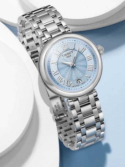 1F【天梭】TISSOT小美人系列石英钢带手表T126.010.11.133.00 商品图2
