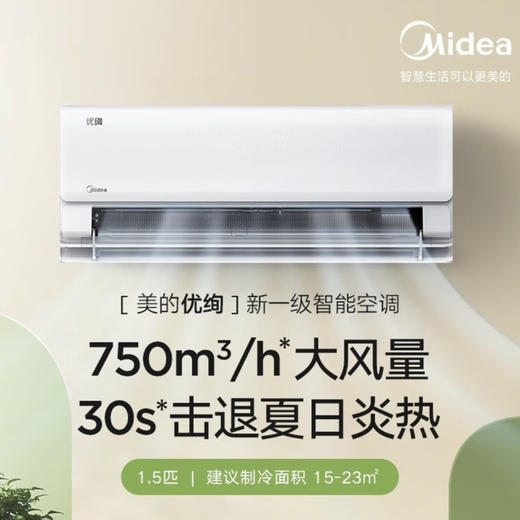 美的（Midea）空调 KFR-35GW/BDN8Y-MY101(1) 优绚 商品图0