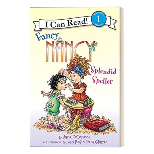 Collins柯林斯 英文原版 I Can Read 1 Fancy Nancy Splendid Speller 漂亮的南希会拼写 小俏妞希希分级读物 英文版 进口英语原版书籍 商品图1