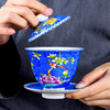【日用百货】- 珐琅三才盖碗家用单个大号陶瓷三才碗 商品缩略图2