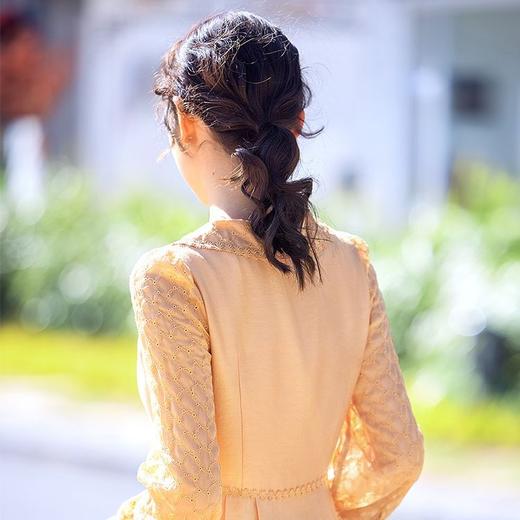 DD-仙洋气文艺衬衫女长袖春装设计感小众2023新款女娃娃领修身衬衣 商品图2