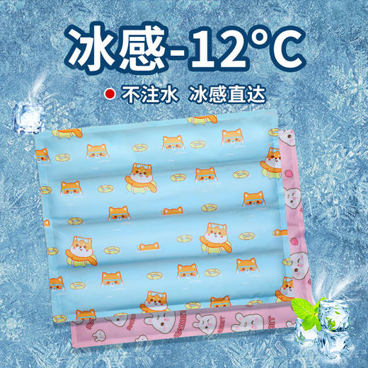 【-12℃的凉爽！夏季现货宠物冰垫】清凉舒爽循环使用耐磨耐抓，猫咪狗狗降温凝胶坐垫耐撕咬降温器凉睡垫粉丝专属 商品图2