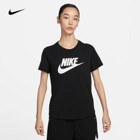 Nike耐克女子印花T恤 SPORTSWEAR ESSENTIALS 黑色DX7907-010