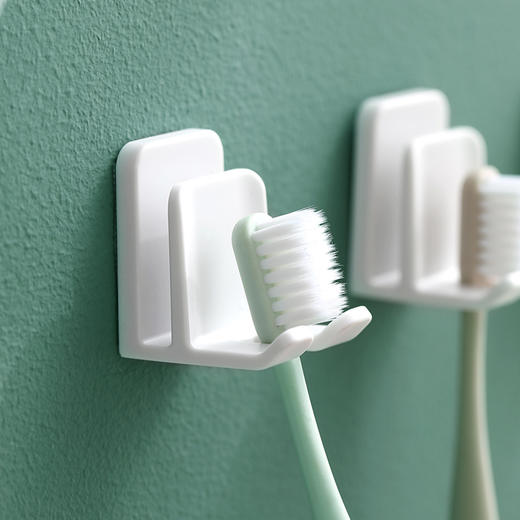 FaSoLa 牙杯牙刷置物架壁挂式免打孔浴室卫生间牙刷架 商品图5