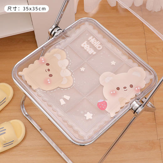 【降温器❗️新款卡通冰垫】 触感冰凉防水，可爱九宫格清凉垫子 汽车办公室散热坐垫粉丝专属 商品图5