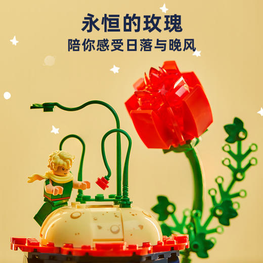 【音乐广播专属正版拼奇】儿童节专属福利，收藏级拼奇铁臂阿童木，市场缺货版小王子唯一的玫瑰，拼奇复古电视机复古风品味。专注力好奇心成就感满满～大人孩子都喜欢 商品图11