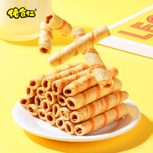 佬食仁芝士空心卷整箱手工鸡蛋卷无夹心脆卷健康零食饼干下午茶 商品图2