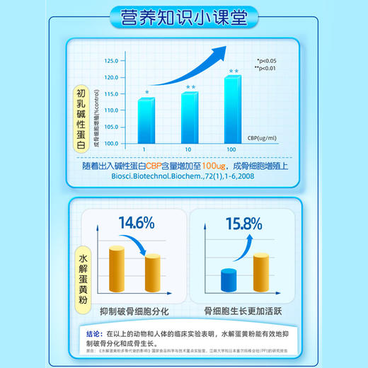 百悦高长高高儿童成长肽奶粉800g 商品图5