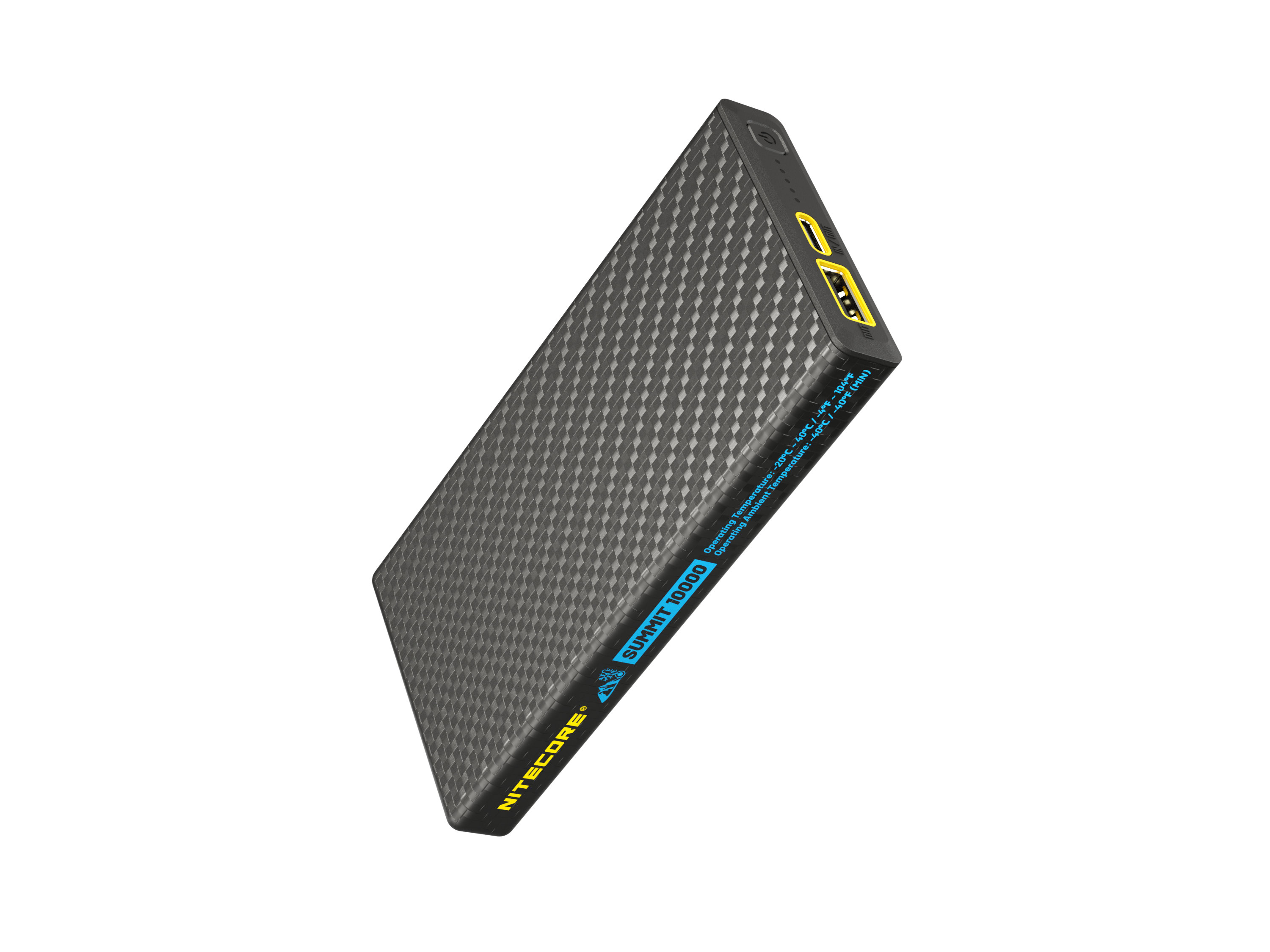 奈特科尔户外移动电源高寒碳纤维充电宝SUMMIT10000mAh毫安大容量